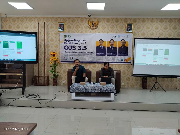 Istana Jurnal UIN Gus Dur Pekalongan Gelar Upgrading