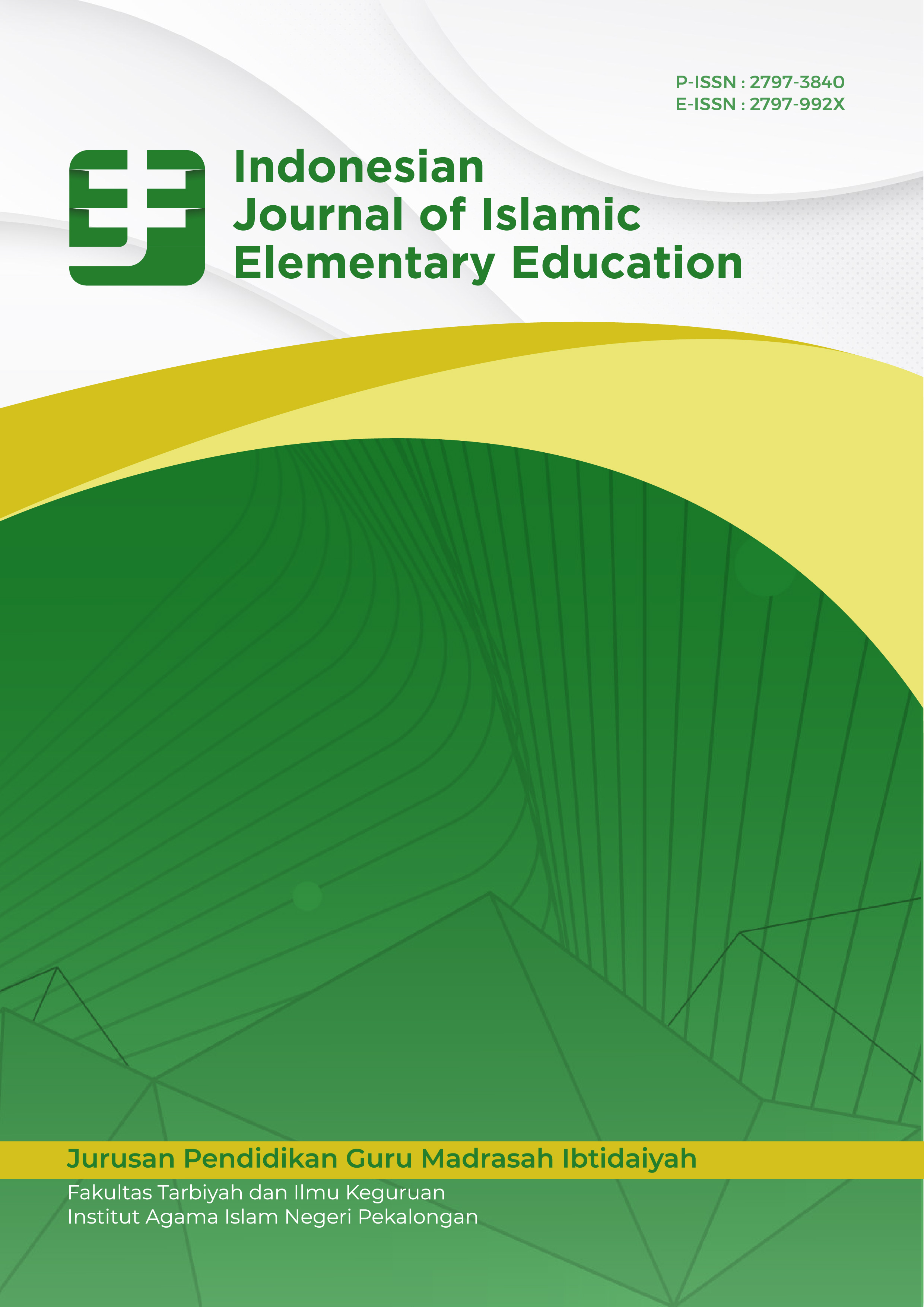 Cover Indonesian Journal of Islamic Elementary Education